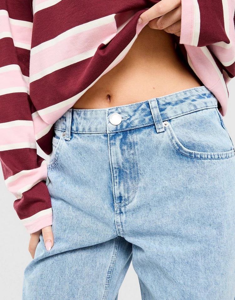 Unlike Humans Mid-Rise Loose Jeans