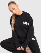 Unlike Humans Knit Crew Sweatshirt