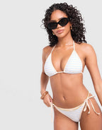 Unlike Humans Stripe Triangle Bikini Bottoms