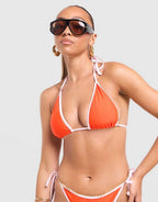 Unlike Humans Heat Triangle Bikini Top