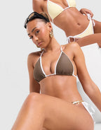 Unlike Humans Heat Triangle Bikini Top