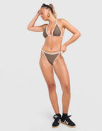 Unlike Humans Heat Triangle Bikini Top