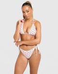 Unlike Humans Cherry Charm Bikini Top