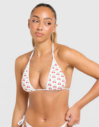 Unlike Humans Cherry Charm Bikini Top