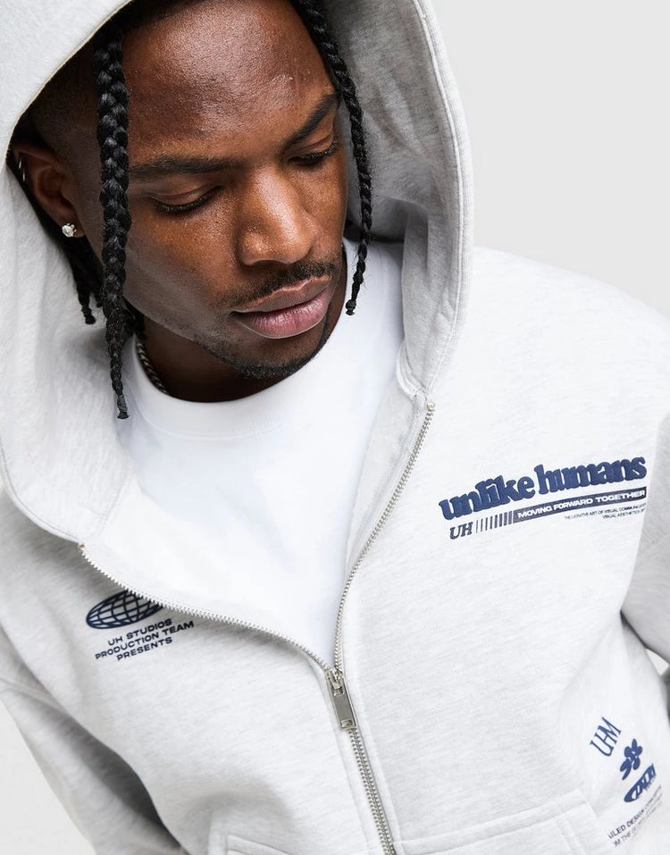 Unlike Humans Highgrade Full Zip Hoodie