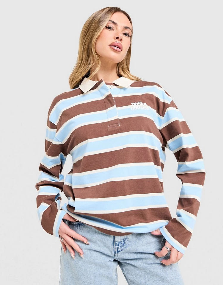 Unlike Humans Stripe Rugby Shirt